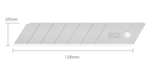 OLFA 25mm Sanayi Tipi Maket Bıçak Ucu