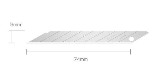 OLFA 9mm Dar Maket Bıçak Uçları