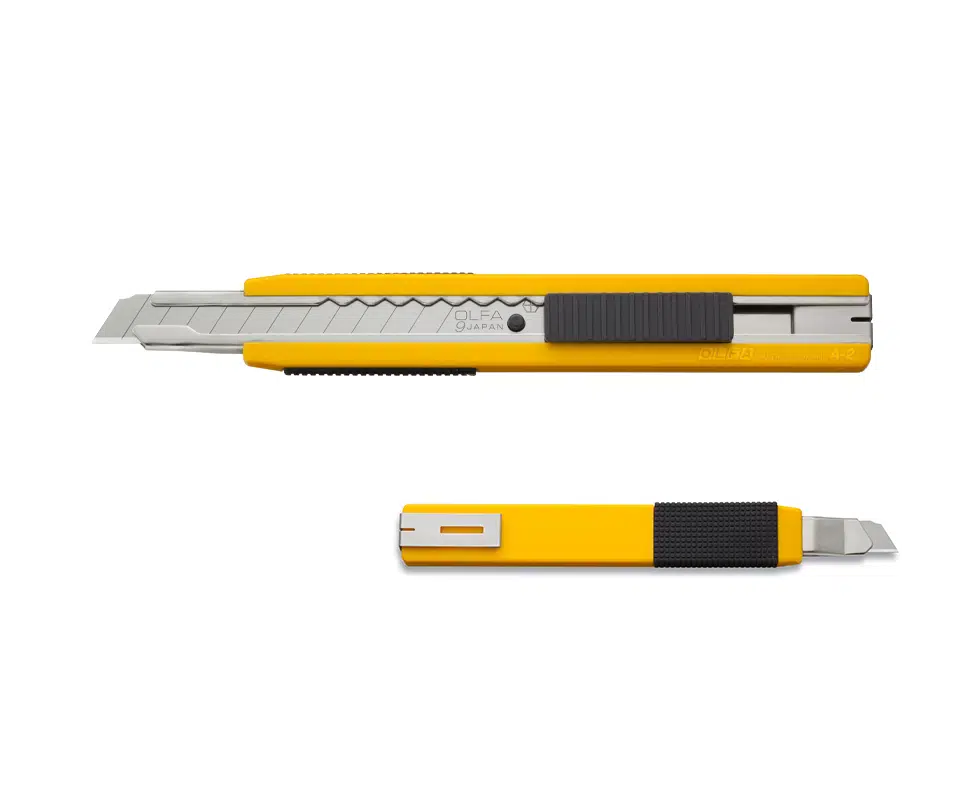OLFA A-2 9mm Klipsli Dar Maket Bıçağı