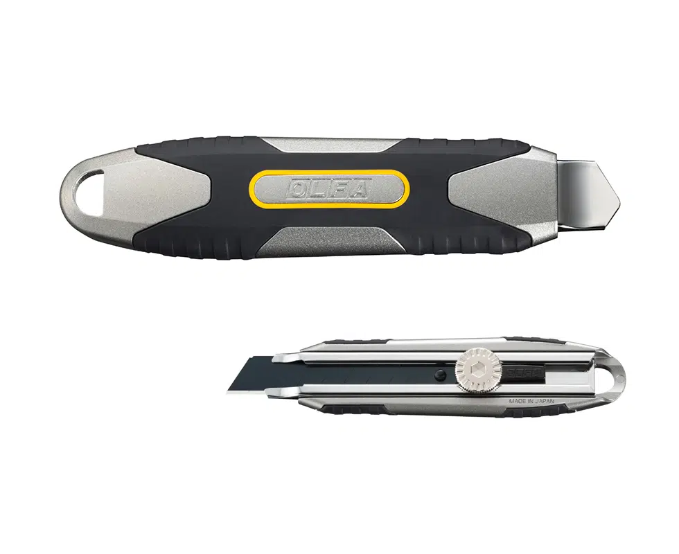 OLFA MXP-L 18mm Alüminyum Vida Kilitli Geniş Maket Bıçağı